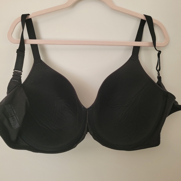 AUDEN 42DDD Lightly Padded Underwire Bra Adjustable Crisscross Back Black - Picture 8 of 11